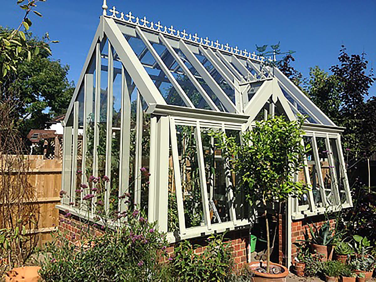 National Garden Scheme Sage greenhouse in Surrey