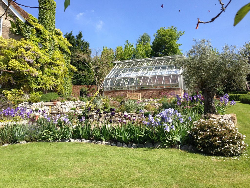 Bespoke greenhouse for alpine plants in Kent