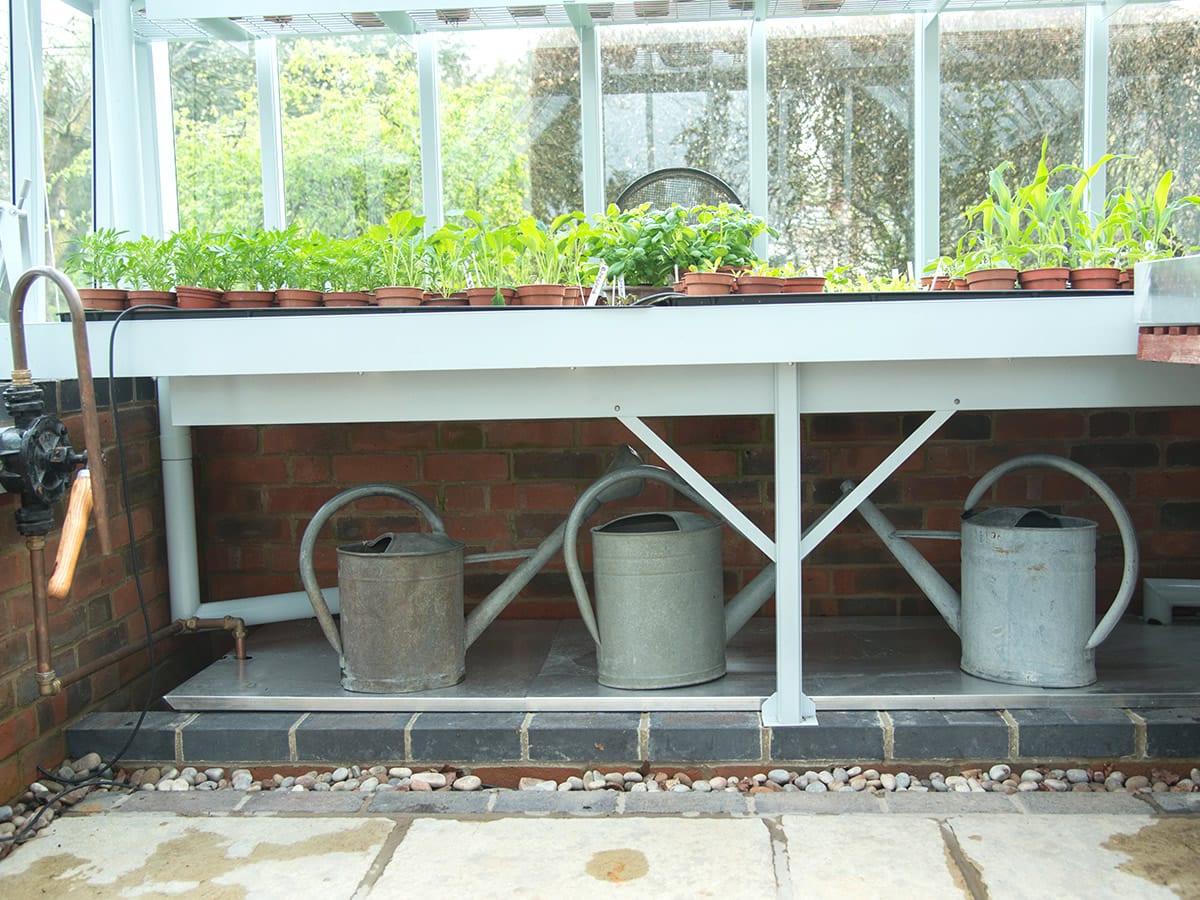 Internal water storage