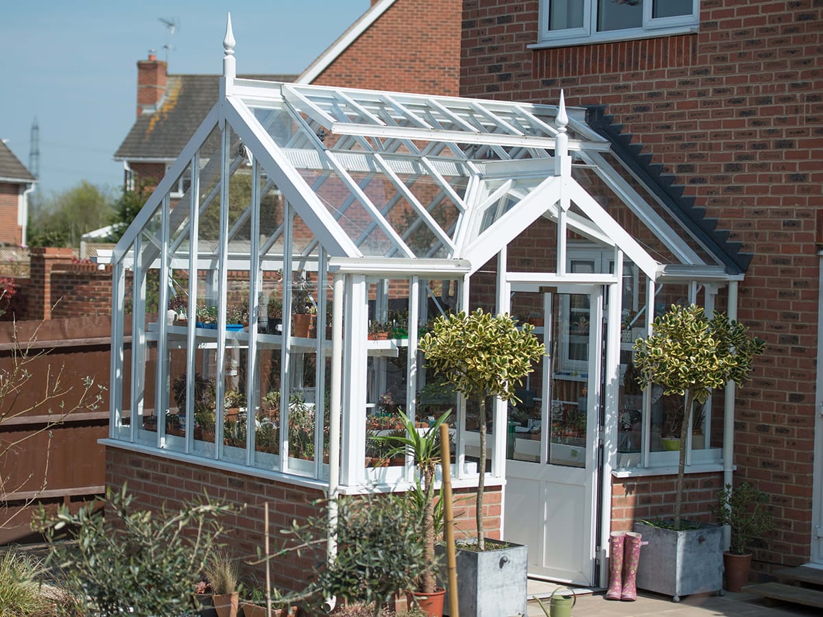 Free standing greenhouses Bespoke aluminium greenhouse Griffin Glasshouses