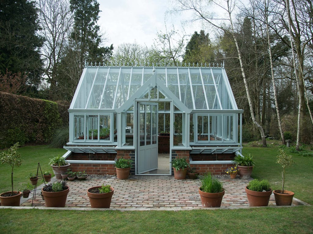 Beautiful aluminium greenhouse