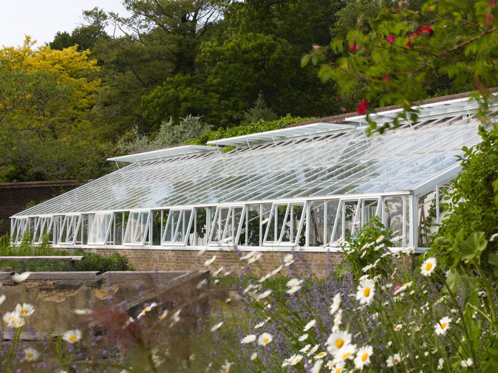 Victorian lean-to greenhouse