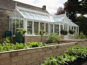 3/4 span Victorian greenhouse
